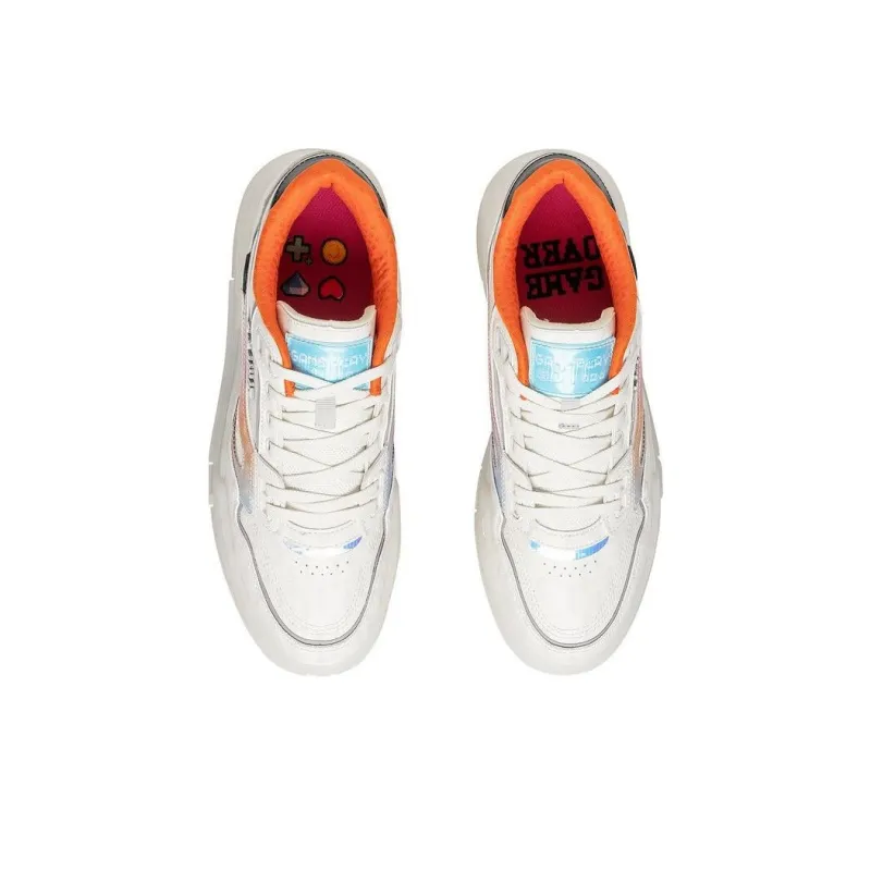 LiNing 001 BTC Prm Abrasion Resistant Breathable Low Top Skateboard Shoes Men's White-3
