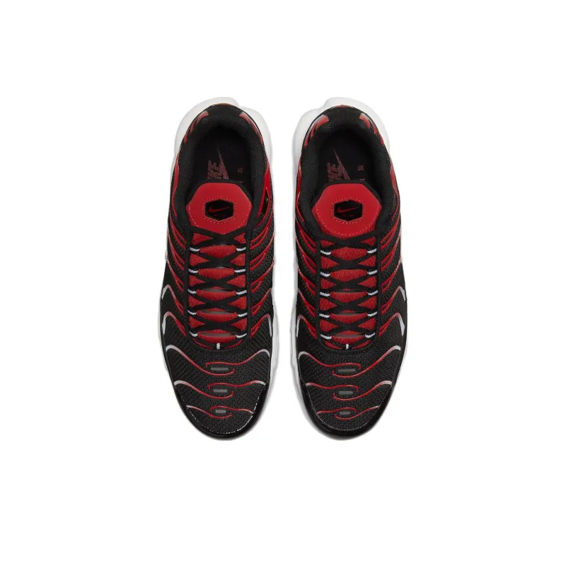Nike Air Max Plus Black White University Red-3