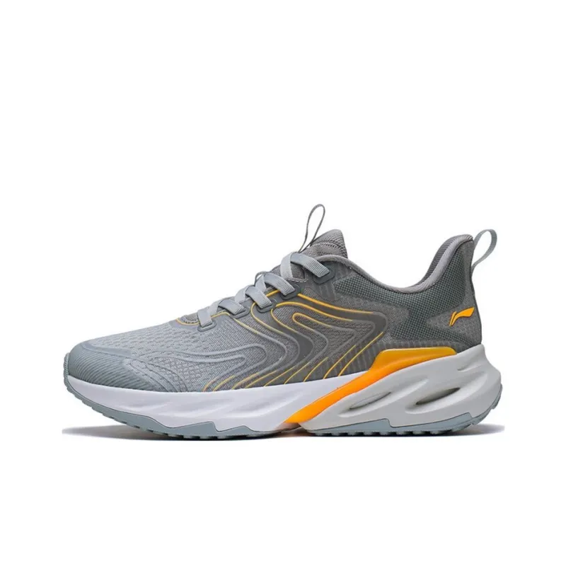 LiNing EazGo Cushioning Rebound Low-Top Running Shoes Men's Space Gray-0