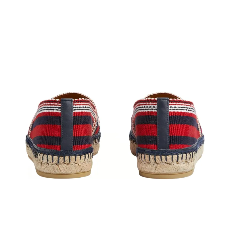 GUCCI Espadrilles Men's Black White Red-4