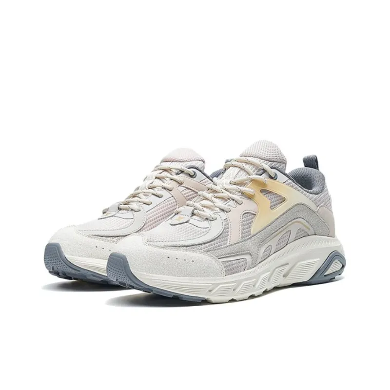 XTEP Steep Ridge 1.0 Low-Top Running Shoes Men's Ivory White-1