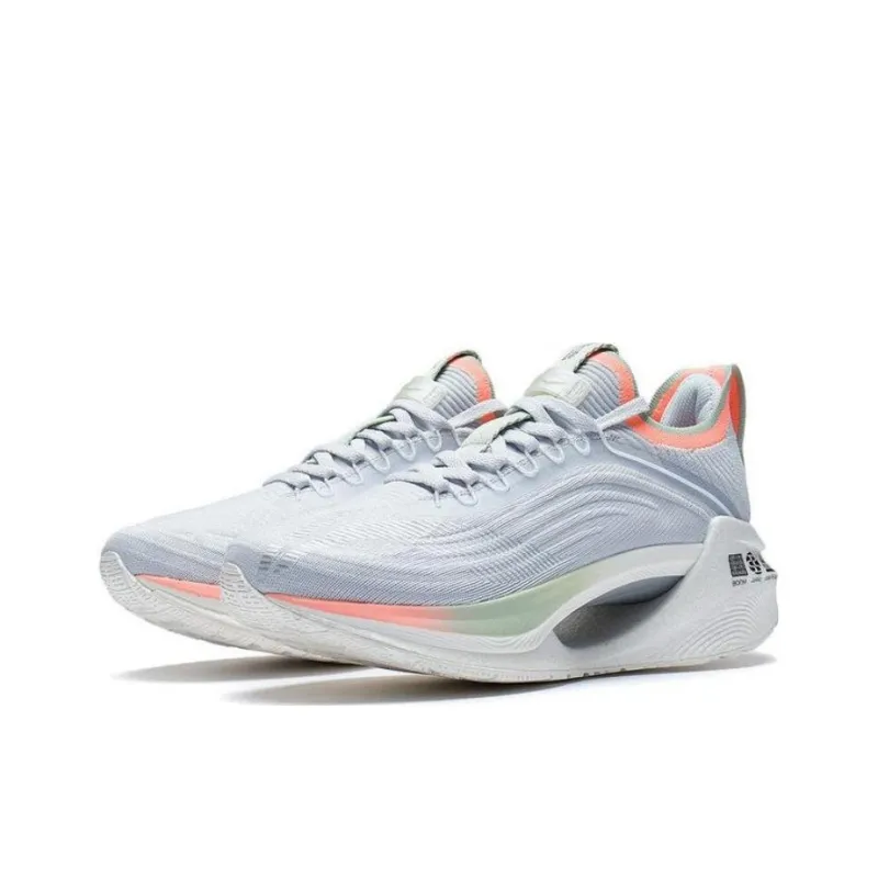 LiNing Shadow Essential Cushioning Anti Slip And Wear Resistant Low Top Running Shoes Women's Light Frost Blue-2