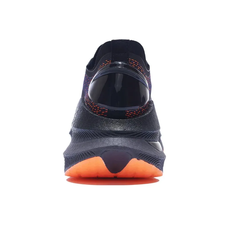 LiNing Jueying 䨻 Cushioned Slip Resistant Breathable Rebound Low Top Running Shoes Black Purple-5
