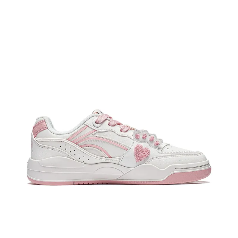 Li Ning Moon White X Disney Marie Cat 'White Pink' Women's-1