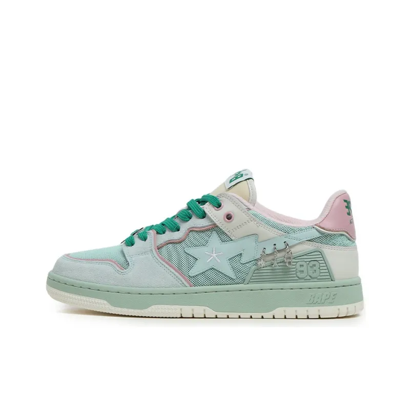 A BATHING APE Bape SK8 Sta BAPY Minty Green Women