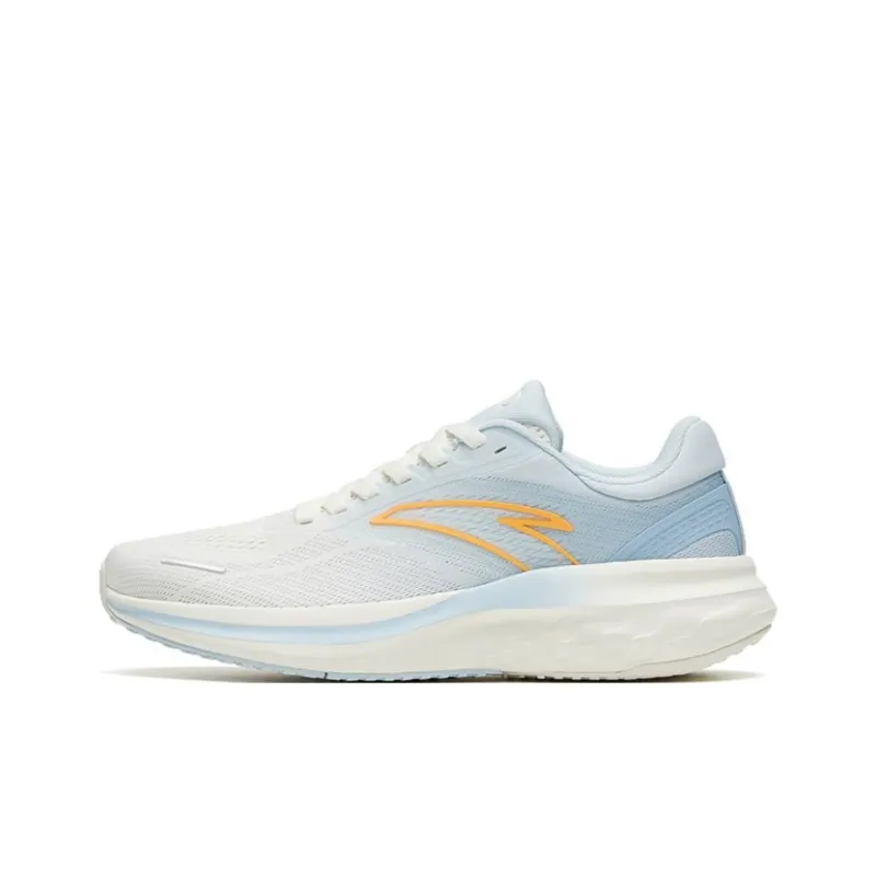 Anta LingFeng Cushioning, Abrasion Resistant, And Resilient Properties Low Top Running Shoes Men's White Blue-0