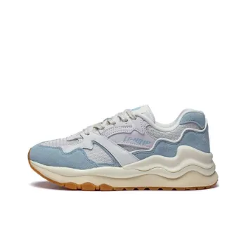 LiNing Mountains And Seas Durable Breathable Low Top Sports Casual Shoes Women's White Cyan
