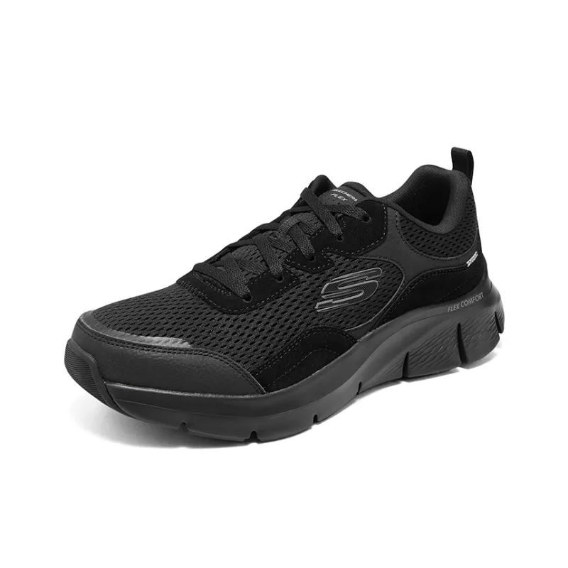 Skechers Flex Comfort Slip Resistant, Abrasion Resistant, Breathable, Rebound Low Top Casual Shoes Men's Black-2