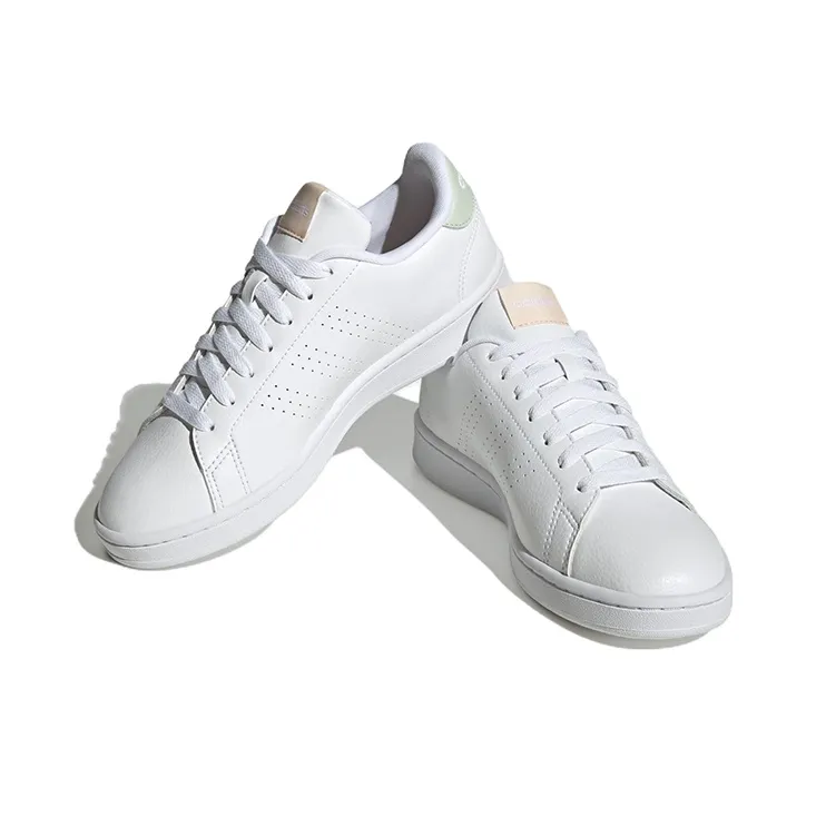 Adidas Advantage Cloud White Linen Green Women's-2