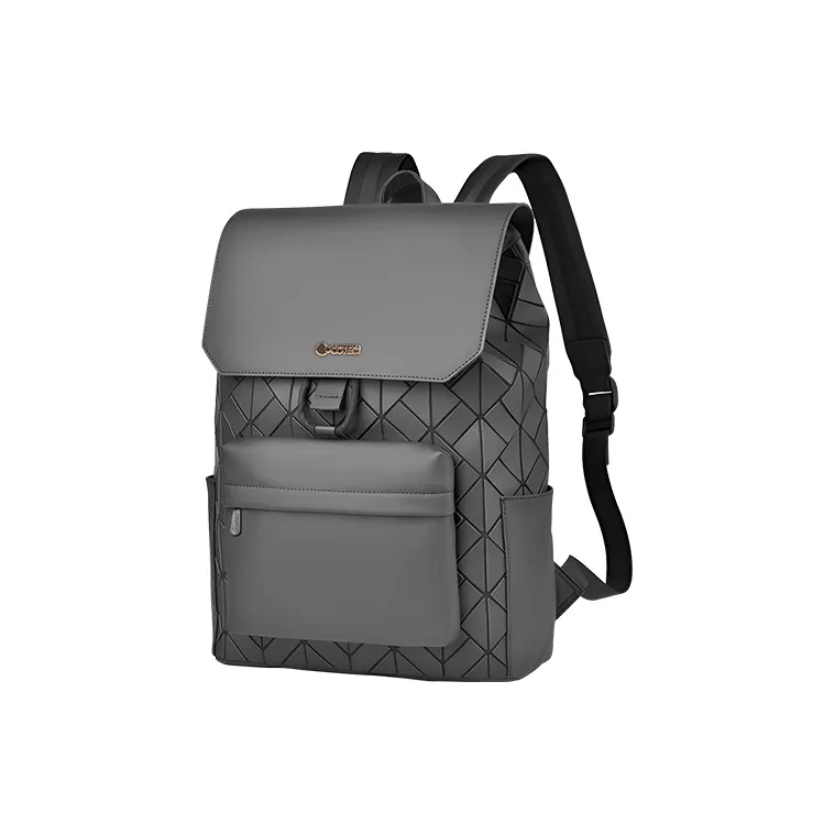 COTECi PU Backpack Regular Unisex Black/Gray/Dazzling Color-9