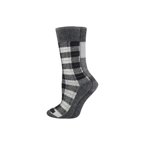 Dickies Mid-Calf Socks Women's 2 Pack Gray White