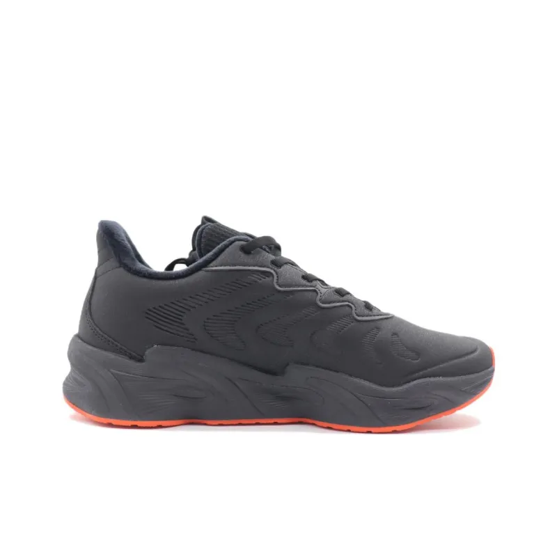 Anta Running Collection Cushioning Anti Slip And Wear Resistant Low Top Running Shoes Men's Black Orange-1