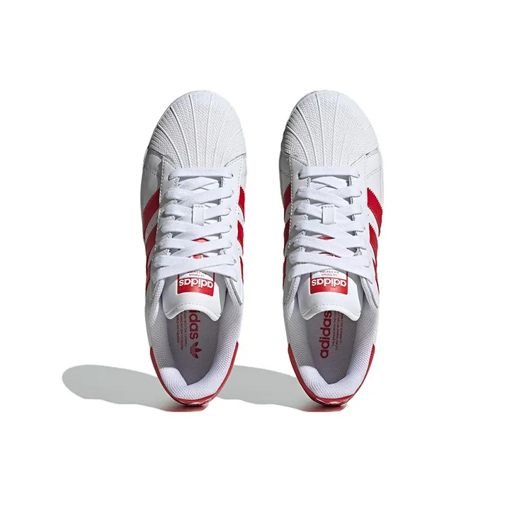 Superstar Adidas Originals Xlg 'White Scarlet'-4