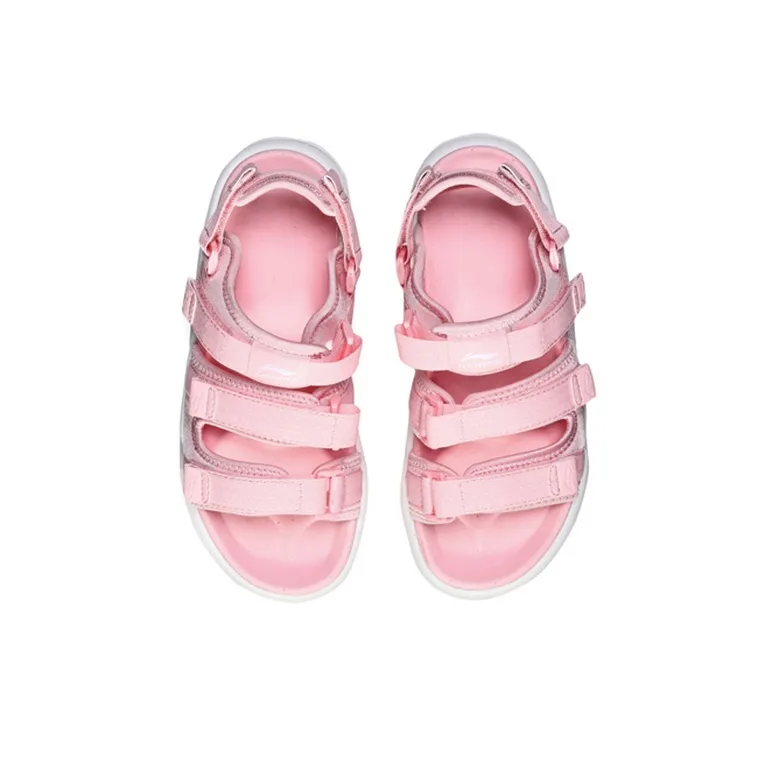 LiNing Sports Fashion Collection Breathable Lightweight Trendy Sports Sandals Women's Light Pink-3