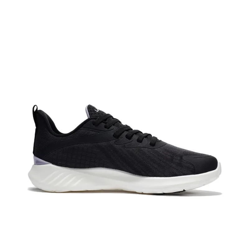 LiNing Qingyi Cushioned Wear-Resistant Breathable Lightweight Low-Top Running Shoes Women's Black-1