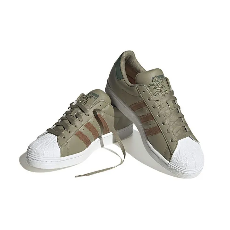 Adidas Originals Superstar 'Green Brown'-2