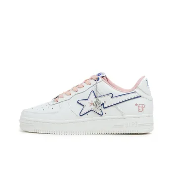 A BATHING APE A BATHING APE Bape Sta Bapy White Pink Women's