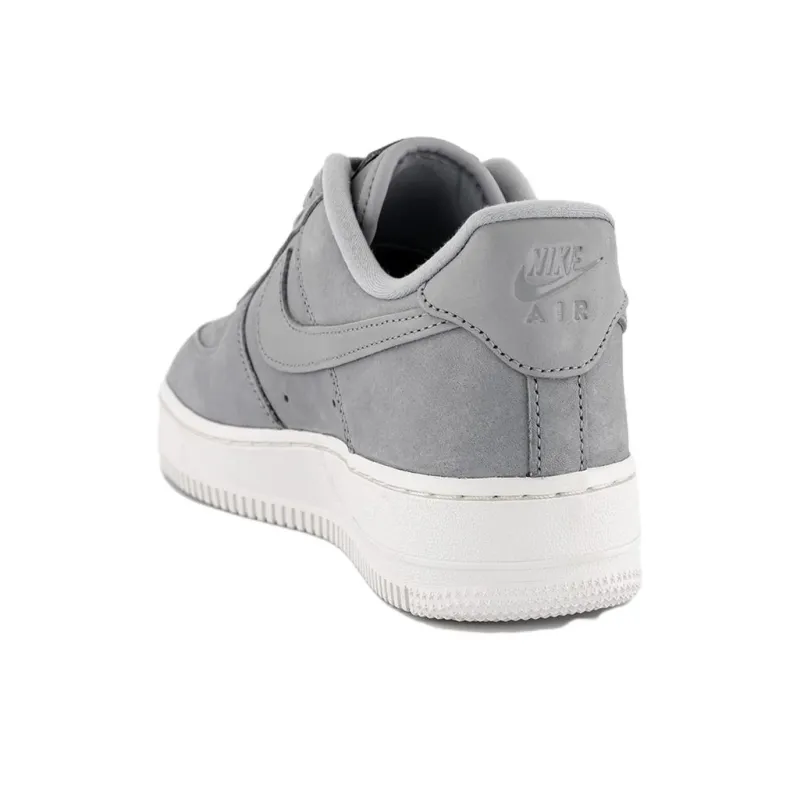 Nike Air Force 1 Low ''Grey Nubuck'' Anti-Slip And Wear-Resistant Lightweight Low-Top Skateboard Shoes Matte Gray-3