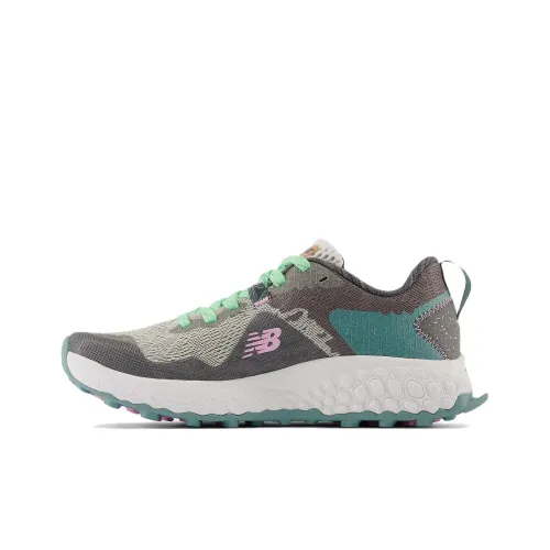 New Balance Hierro V7 Running Shoes Women's Low-Top Gray/Green/Cyan