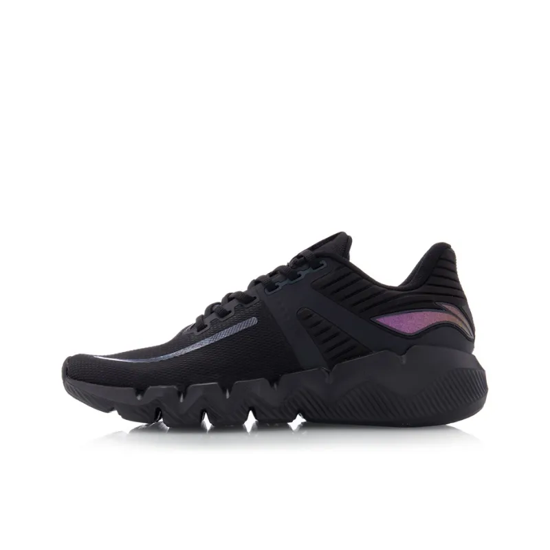 LiNing LN Fle Cushioning Breathable Lightweight Low-Top Casual Shoes Men's Black-0