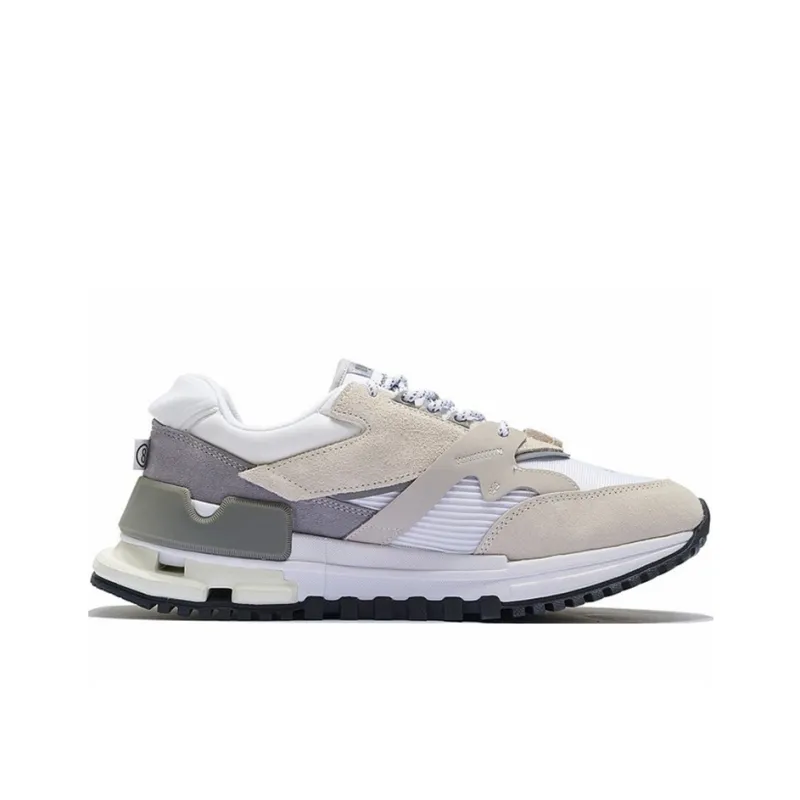 LiNing 001 Ingenuity Cushioning Anti Slip And Wear Resistant Low Top Casual Shoes Men's Pearl White-1