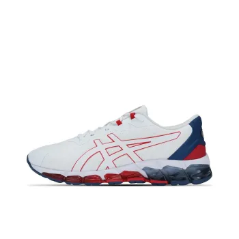 Asics GEL-Quantum 360 Durable Breathable Low-Top Running Shoes White Blue Red