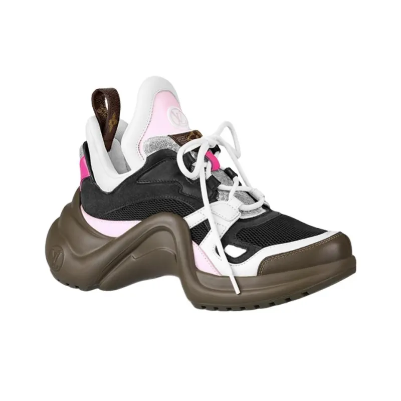 LOUIS VUITTON Archlight Sneakers 'Black Pink Brown' Women's-1