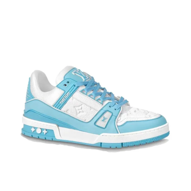 LOUIS VUITTON Lv Trainer 'White Sky Blue'-1