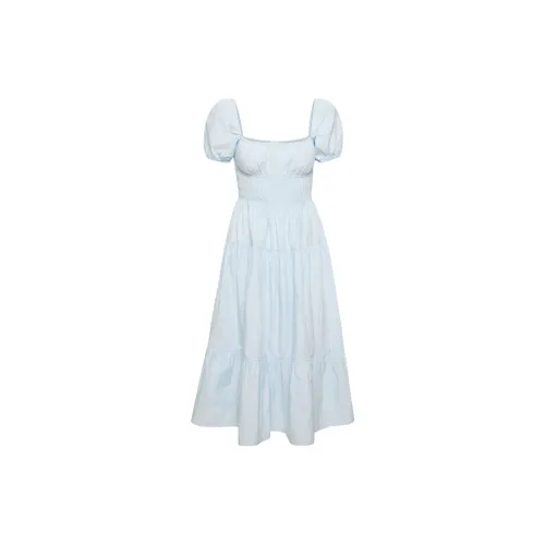 ARITZIA Short-Sleeved Dresses Women's Classic Light Blue