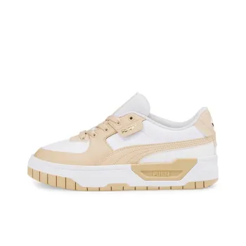 Puma Cali Dream Leather Little Kid 'White Shifting Sand'