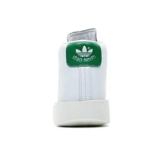 Stan Smith Women's Adidas Originals Bold Mid 'White Green' Women's-4