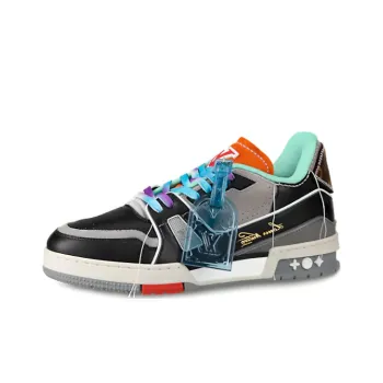 LOUIS VUITTON Lv Trainers 'Teal Multi color'