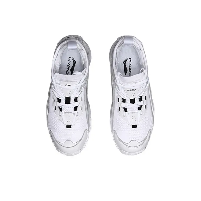 LiNing Aurora Skyline Low Top Athletic Shoes Women's Pure White-2