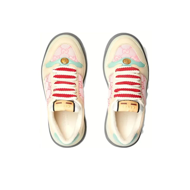 GUCCI Women's Screener 'GG Monogram Beige Pink' Women's-3