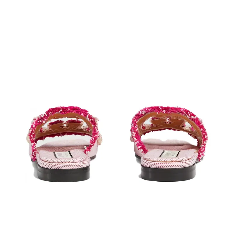 GUCCI Interlocking Slide Slippers Women's Fuchsia-3