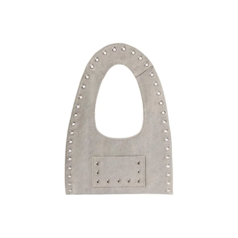 Gimaguas Cotton Handbag Shoulder Bag Mini Women's Beige-0