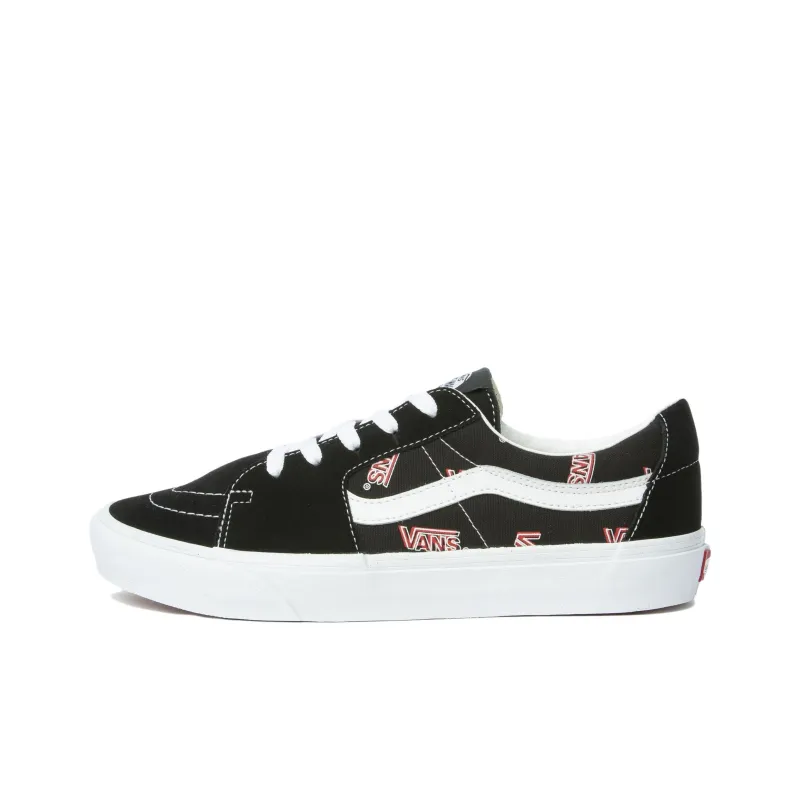 Vans SK8 Low Misprint Shoes 'Black White '-0