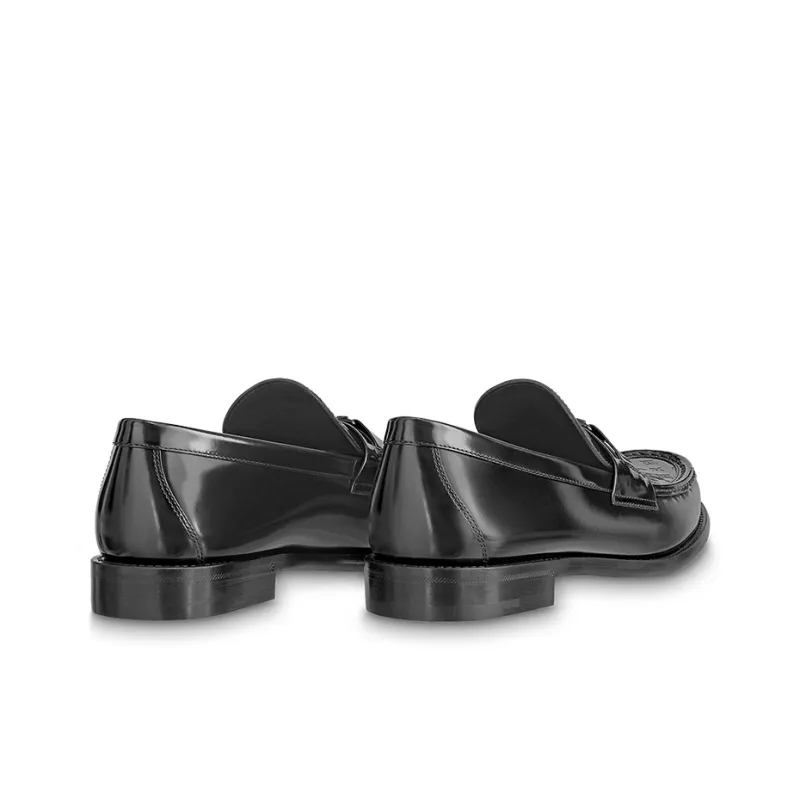 LOUIS VUITTON Major Loafers 'Black With Top Monogram'-3
