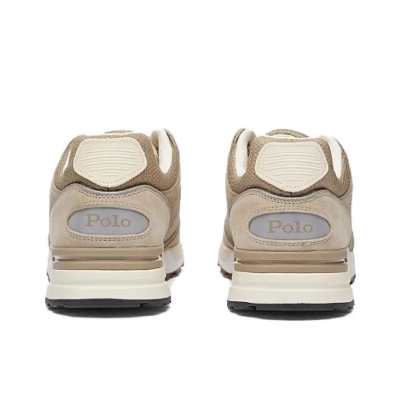 Polo Ralph Lauren Trackster 200 Low-Top Casual Shoes Women's Beige-3