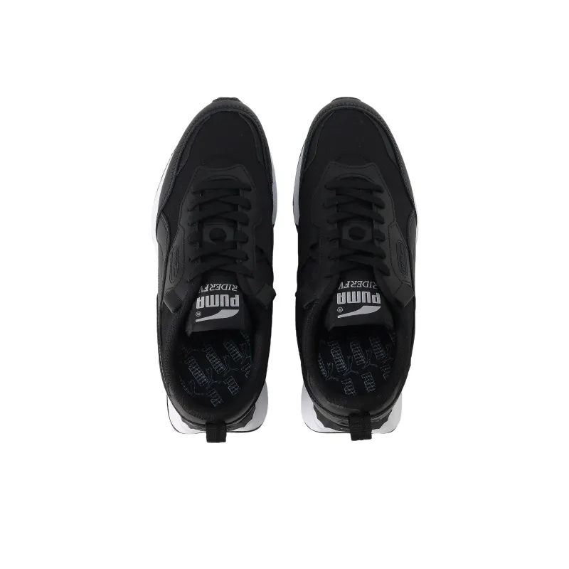 PUMA Rider FV Lth Anti-Slip Wear-Resistant Low-Top Sports Casual Shoes Unisex Black-2