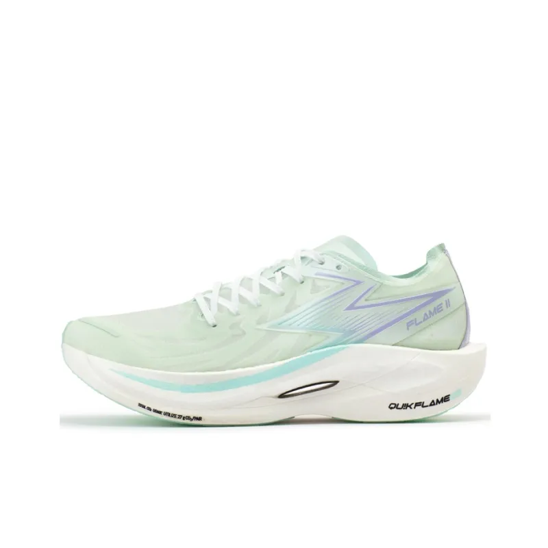 361° Feiran 2 Anti Slip And Wear Resistant Support Low Top Running Shoes Unisex Refreshing Green-0