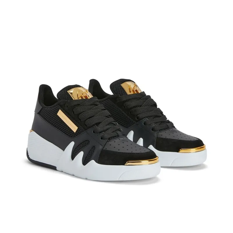 Giuseppe Zanotti/GZ Talon Low Top Stylish Skateboarding Shoes Women's Black White-2