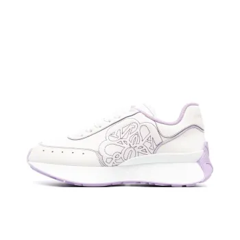 Alexander McQueen Sprint Runner White Lilac Women's