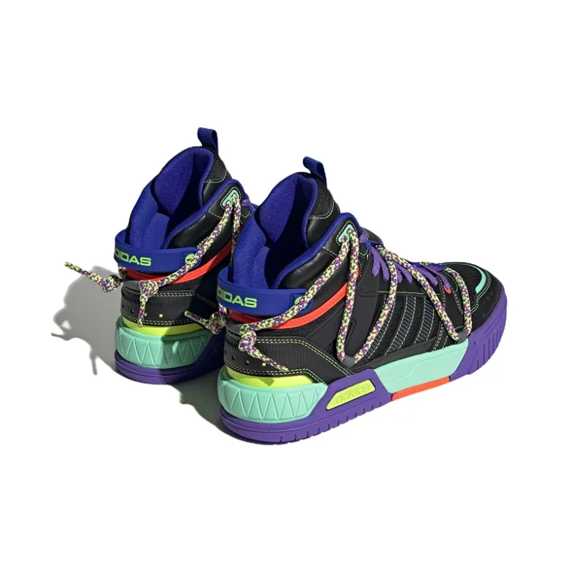 Adidas Neo D PAD Mid 'Back Purple Green'-3