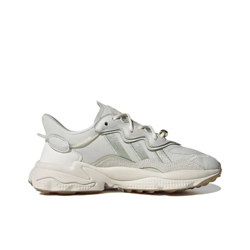Ozweego Women's Adidas Originals 'White Linen Green Gum' Women's-1
