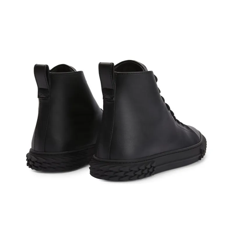 Giuseppe Zanotti/GZ Blabber Ecoblabber High Top Stylish Skateboarding Shoes Men's Black-3