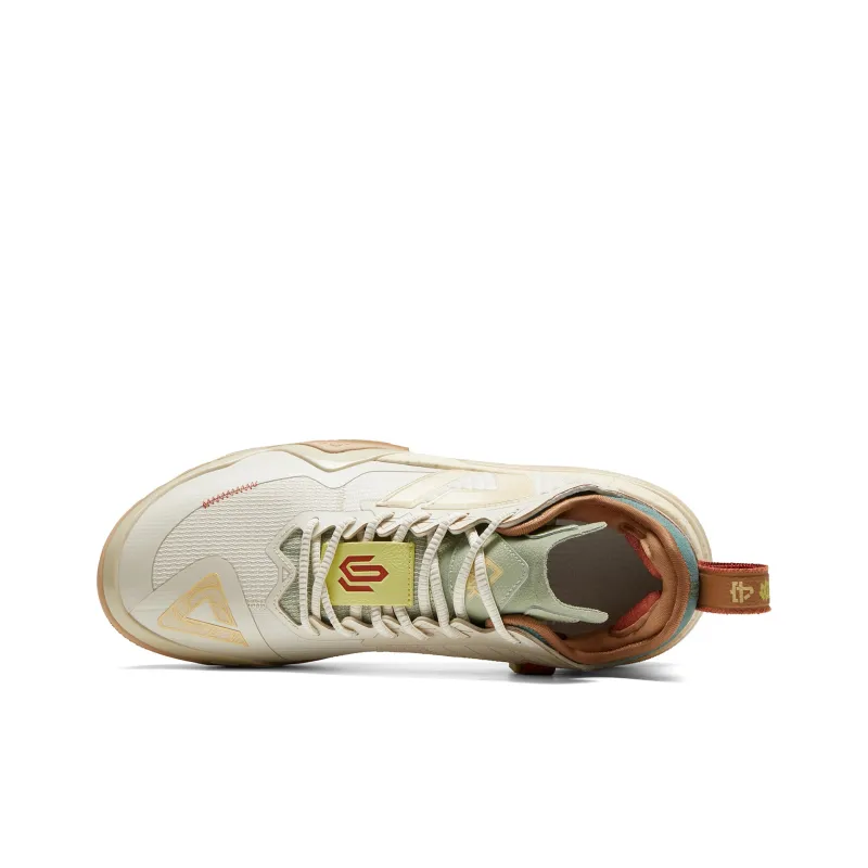 PEAK Wiggins AW1 Basketball Shoes Men Low Top Bean Khaki-3