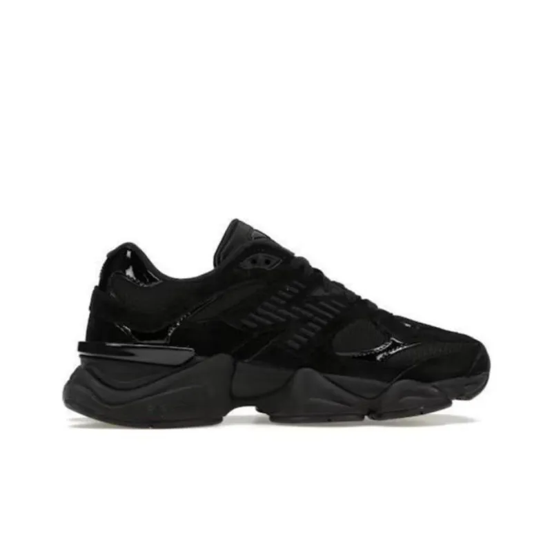 New Balance 9060 Triple Black Patent-1