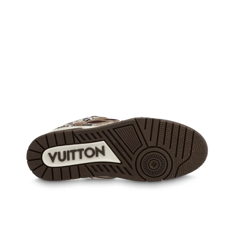 LOUIS VUITTON Skate Sneakers 'Brown'-4