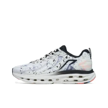 XTEP Shock Absorption Spinning 9.0 Running Shoes Men Low Top White/Black